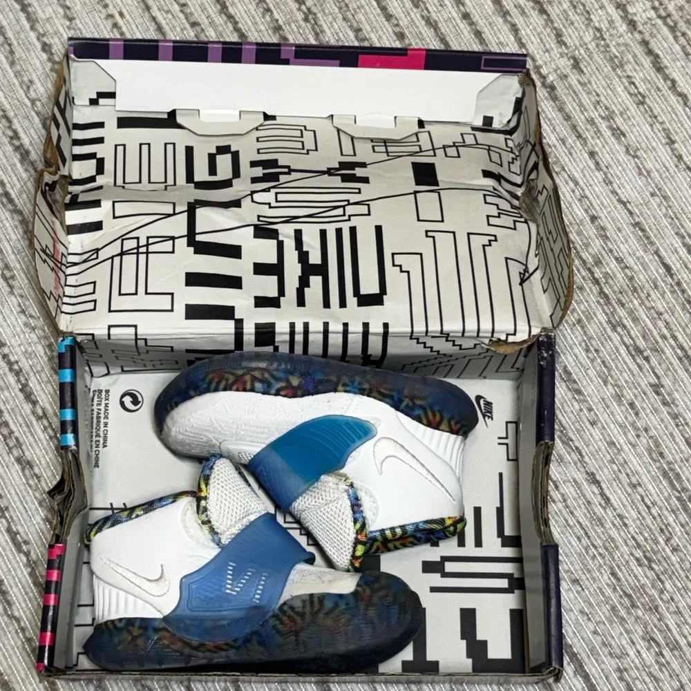Nike Kyrie 6‎ TDV Toddler Basketball Shoes 4C White Sapphire